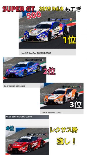 SUPER GT 2019 Rd.8❗❗